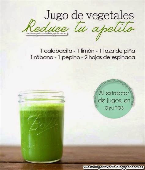 Reduce Tu Apetito Con Un Jugo De Vegetales Comparto Un Jugo Muy