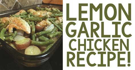 Delicious Baked Lemon Garlic Chicken Recipe - Designing Tomorrow