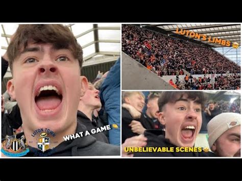 Luton Shock Newcastle At St James Park Newcastle Luton Town Youtube