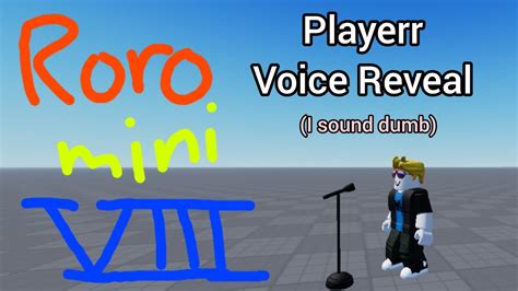 RORO Mini Playerr Voice Reveal YouTube