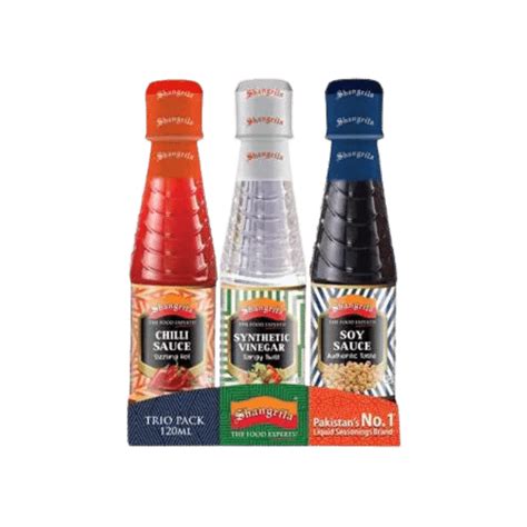 Shangrila Sauces Trio Pack 120ml Nazar Jans Supermarket