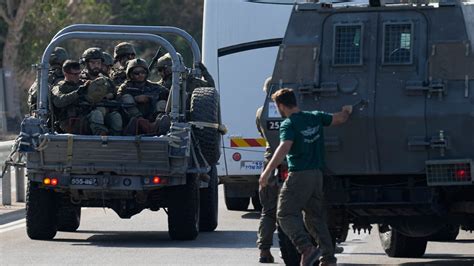 Israels Military Says Force Is ‘at War With Hamas As Idf Hits Back At