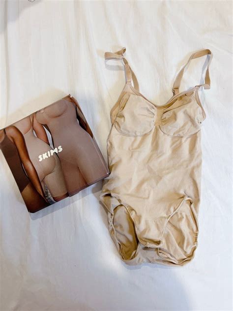 Bnew Skims Nude Seamless Solutionwear Bodysuit On Carousell