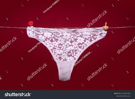 Thong Lace Bikini Panties White Sexy Stock Photo Shutterstock