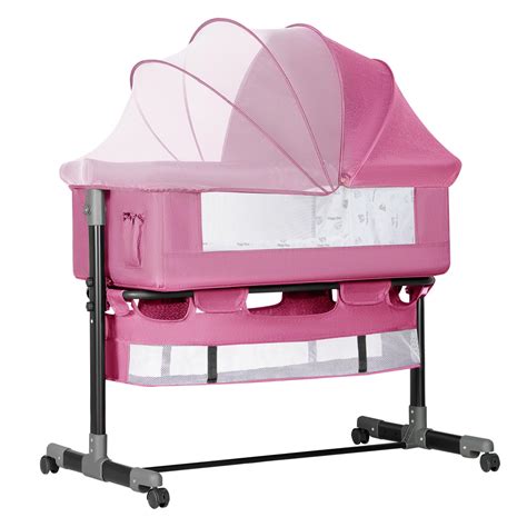 Baby Bassinet Baby Basinet Bedside Sleeper Easy To Fold Portable Crib