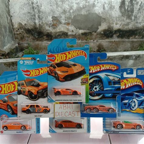 Jual Hotwheels Lamborghini Huracan Super Trofeo Oren Hummer Ev Jaguar Xe Sv Oren Hot Wheels