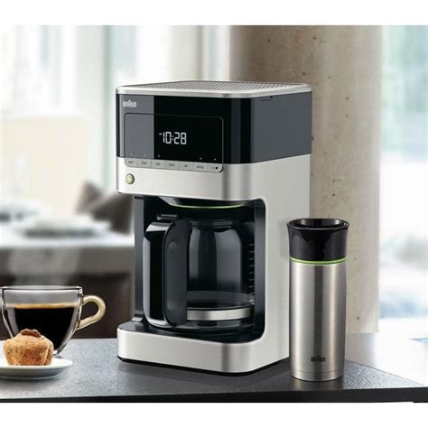 Braun PurAroma 7 KF 7120 Cafeteira 12 Chávenas Preta Aço Inoxidável