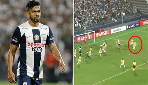 Alianza Lima Andrés Andrade Explota En Redes Tras Penal No Cobrado