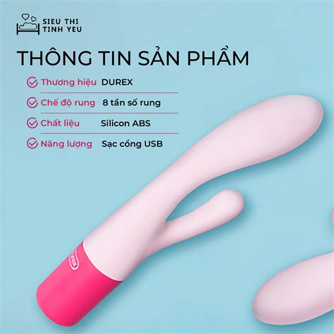 D Ng V T Gi Durex Soft Dual Head Vibrator Ch Rung D Ng S C