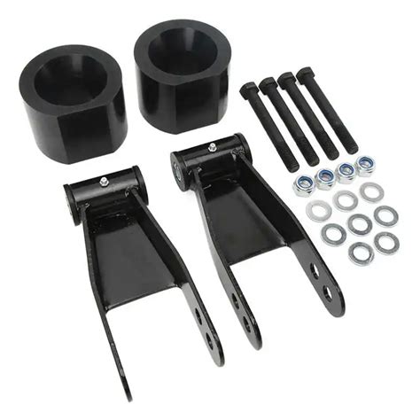 Suspension Lift Kit 3in Front Coil Spacers 2in Rear Shackles Leveling