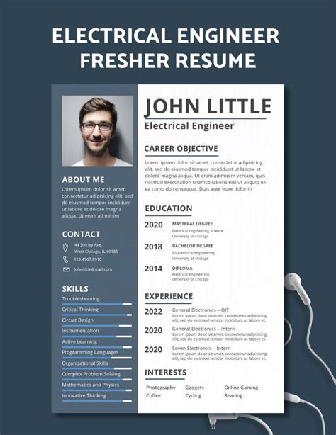 Editable Fresher Resume Templates In Word To Download