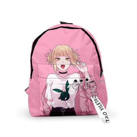 57j 2021 My Hero Academia Toga Himiko Oxford Fabric One Shoulder