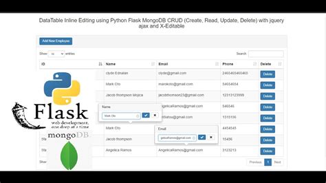 Table Edit Using Jquery Ajax Python Flask And Postgresql Database Riset