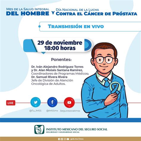 IMSS on Twitter Conéctate hoy a nuestras redes sociales para la