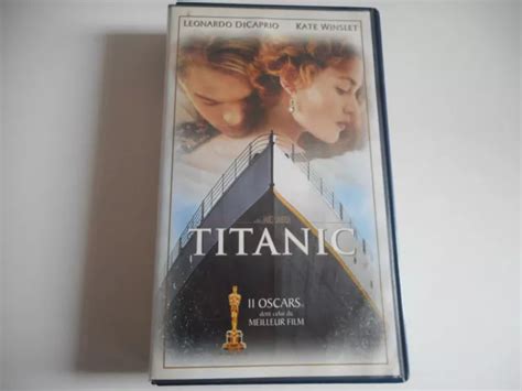 Coffret K Vhs Video Film Titanic Leonardo Dicaprio Kate Winslet