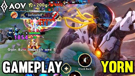 Aov Yorn Gameplay In Abyssal Lane Arena Of Valor Li Nqu Nmobile