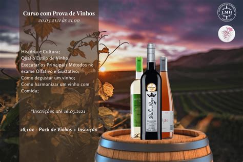 Curso De Prova De Vinhos LMH Wines