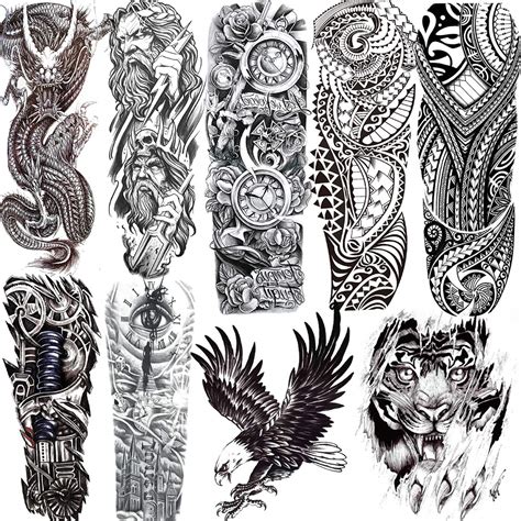 Amazon Sheets Alisa Black Tribal Maori Bald Eagle Full Arm