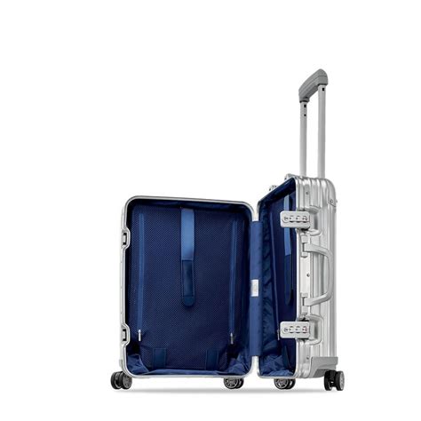 Rimowa Topas Cabin Multiwheel L Silver Carry On Luggage Rimowa