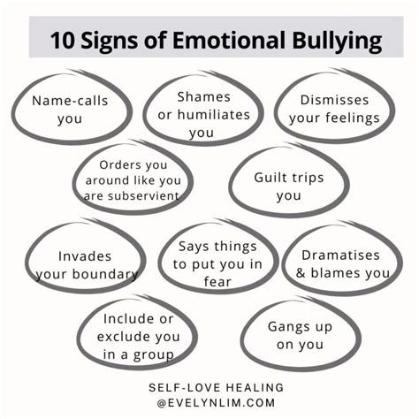 10 Signs of Emotional Bullying: How to Spot Them - Transformation Life ...