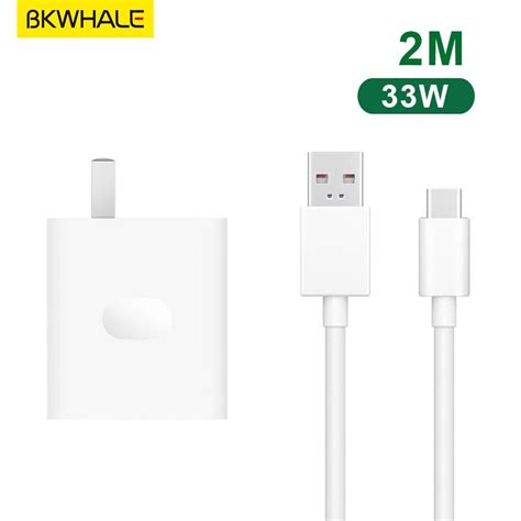 Bkwhale W Cargador R Pido Super Vooc Tipo C Cable De Carga Compatible