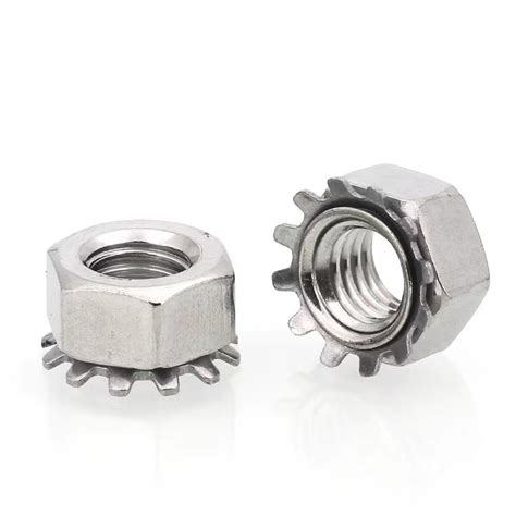 Metric Hex Kepk Type Tooth Washer Lock Nuts M3 M4 M5 M6 M8 M10 China