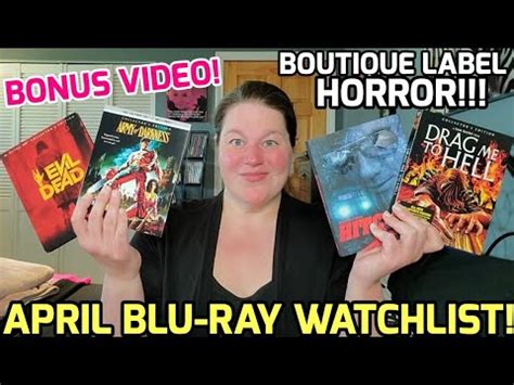 BLU RAY WATCHLIST APRIL 2023 Boutique Label Horror Scream Factory