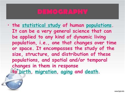 Population And Demography