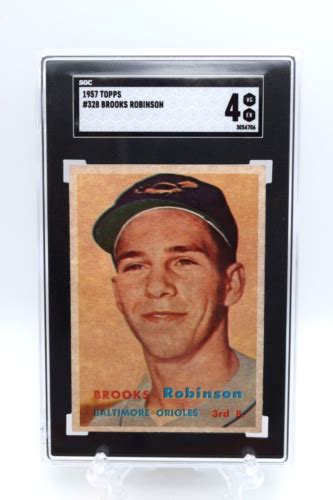 Topps Brooks Robinson Sgc Vg Ex Ebay