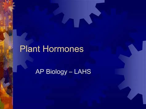 Ppt Plant Hormones Powerpoint Presentation Free Download Id 733970