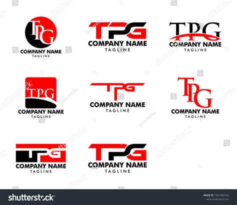 Set Initial Letter Tpg Logo Template Stock Vector (Royalty Free) 1501409105 | Shutterstock