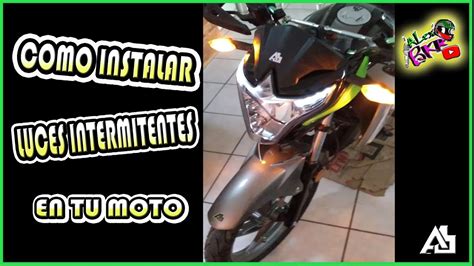 Como Instalar Luces Intermitentes En Tu Moto Italika Z