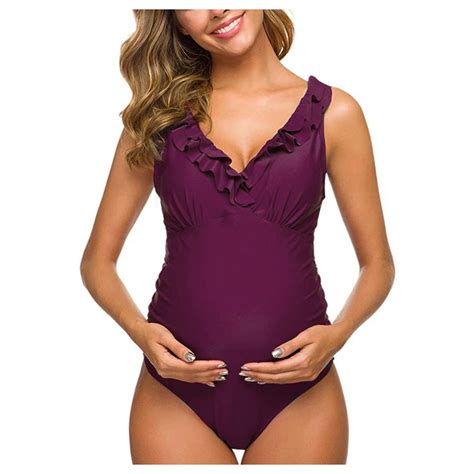 Maternity Swimwear Summer Pregnancy Bikini One Piece Women Swimsuit Pregnant Beachwear Big Size