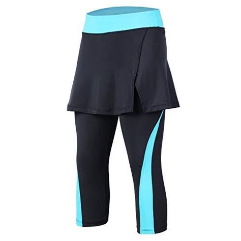 Anivivo Women Tennis Legging Skirted Capri Leggings Tennis Pants For