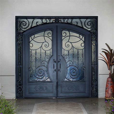 Scrolls Custom Iron Entry Doors First Impression Ironworks