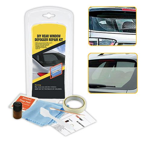 Car Rear Window Defogger Repair Kit Diy Quick Repair Scratched Broken