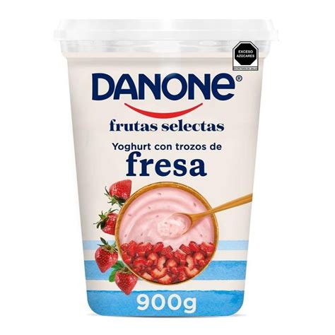 Yoghurt Danone Frutas Selectas Con Trozos De Fresa G Walmart