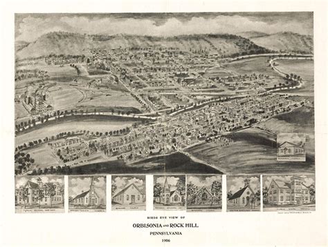 Historic Map - Orbisonia & Rock Hill, PA - 1906 | World Maps Online