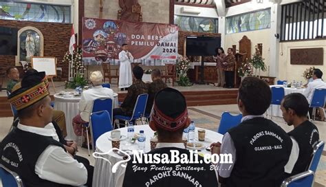 NUSABALI Tokoh Lintas Agama Gelar Doa Untuk Pemilu Damai 2024