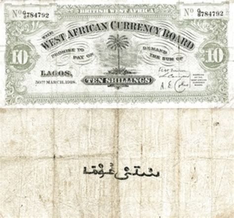 10 Shillings África Occidental Británica Numista