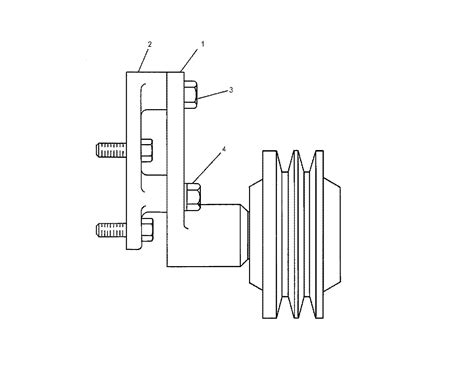 4w3519 Pulley Gp Type 1 Part Of 6n7209 Belt Tightener An Attachment