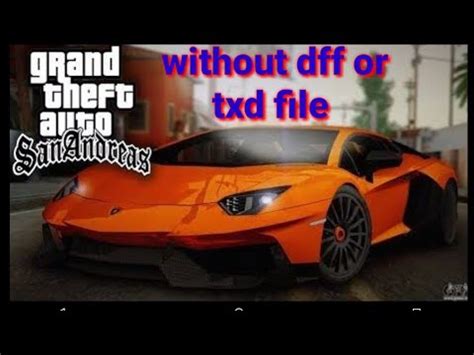 Add 20 Supercars In Gta San Andreas Without Dff Or Txd File YouTube