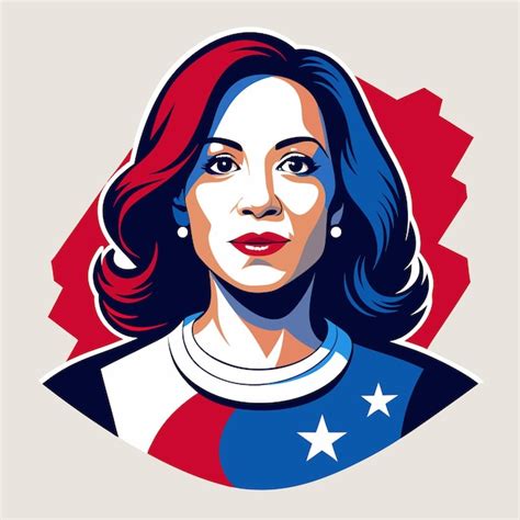 Premium Vector Vice President Kamala Harris