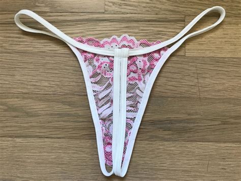 Sexy Lace Crotchless Panties Lingerie Thong G String Open Etsy