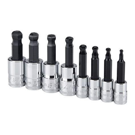 Husky 1 4 Drive Metric Hex Bit Socket Set 8 Piece 53 OFF