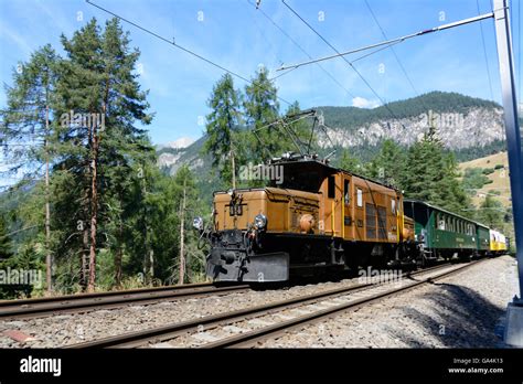 Filisur Nostalgie train l Albula avec des chemins de fer rhétiques