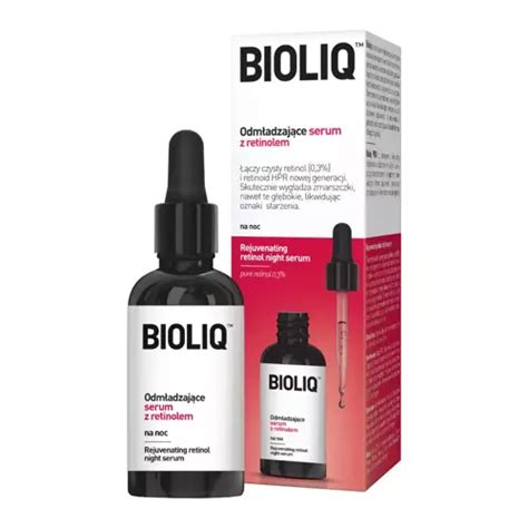 BIOLIQ PRO Odmładzające serum z retinolem na noc 20ml cena opinie