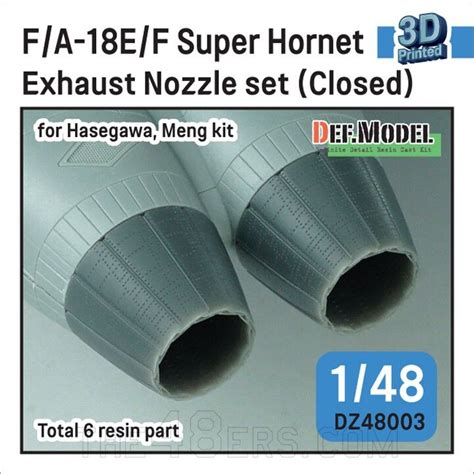 F A E F Super Hornet Exhaust Nozzle Set Closed