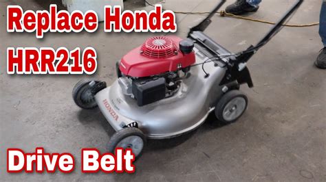 How To Replace A Mower Blade On Honda Hrr Honda Mower Hrn216