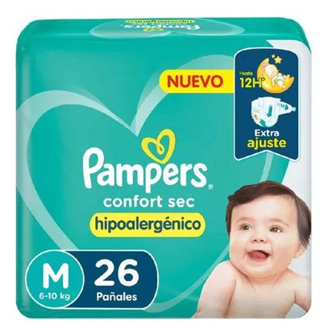 Pañales Pampers Confort Sec Sin Género M Mercadolibre